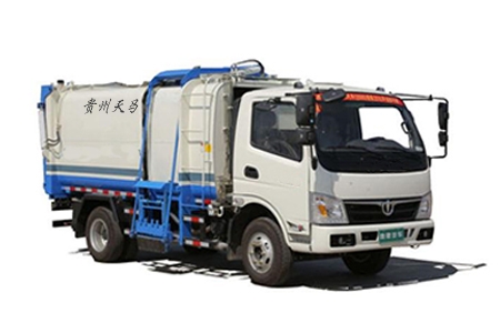 柳州十方推板自装卸式垃圾车